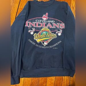 Cleveland Indians vintage navy Sweater
